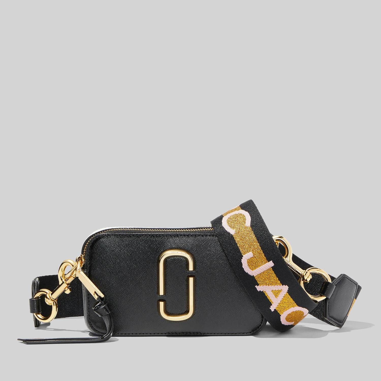 Marc Jacobs Women's Snapshot MJ Cross Body Bag - New Black Multi | Mybag.com (Global) 