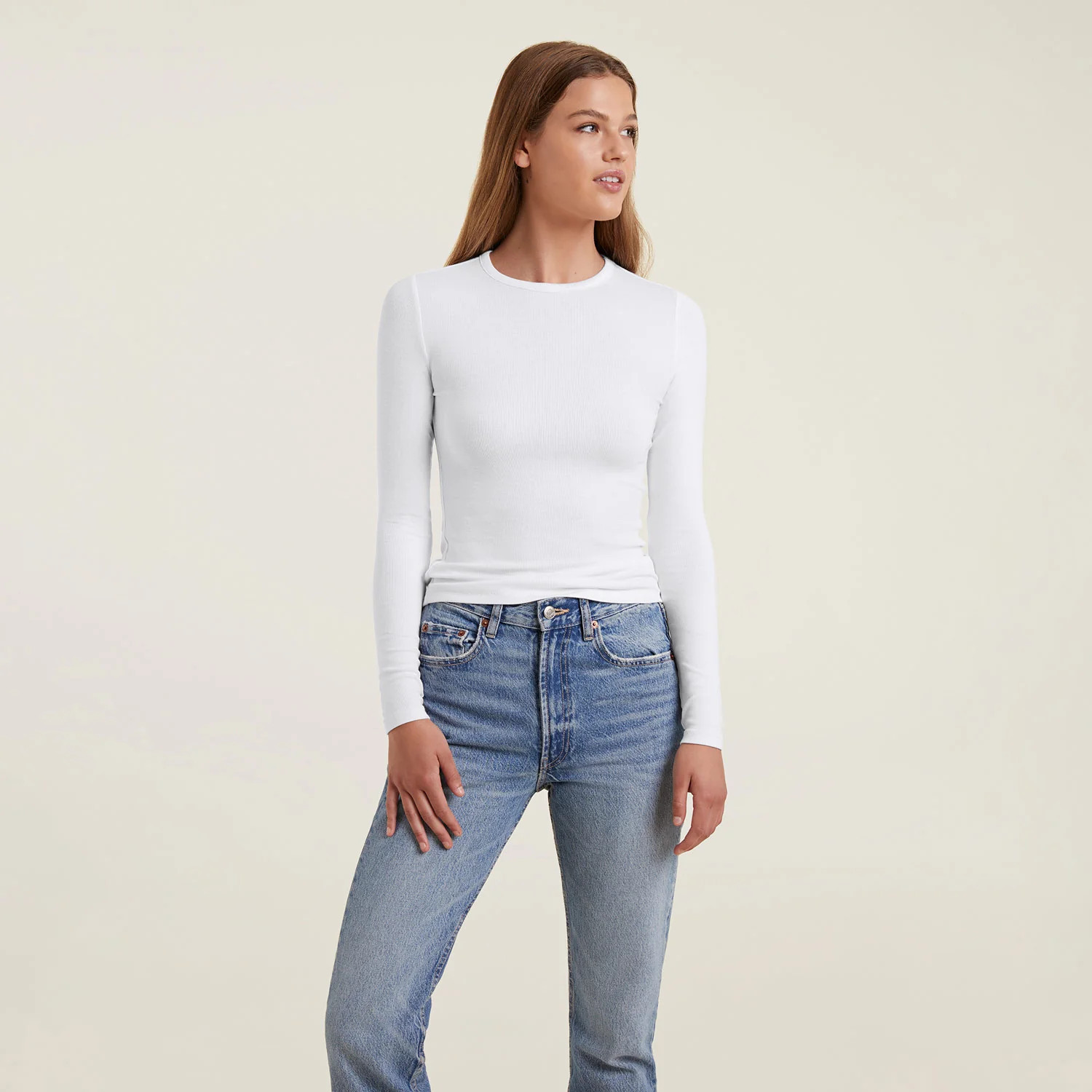 Slinky Rib Shirt | nuuds