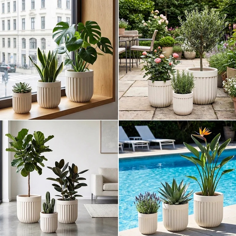Run, don’t walk 🏃‍♀️ These neutral planters are on CLEARANCE right now 🤍 Perfect for styling indoor plants, outdoor patios, porches, balconies, and entryways for spring and summer.

I love these ribbed white planters for a clean, organic modern look — they work beautifully for houseplants, fiddle leaf figs, snake plants, succulents, and outdoor greenery. Such an easy way to refresh your home, patio, or poolside space on a budget.

Great for indoor plant decor, outdoor planters, patio styling, balcony decor, porch plants, and modern home decor 👏🏼 Linking all the clearance sizes before they sell out.

#clearancefind #plantdecor #planters #indoorplants #outdoorliving #patiodecor #homedecor #ltkhome 

 #LTKSpringSale #LTKSeasonal #LTKHome