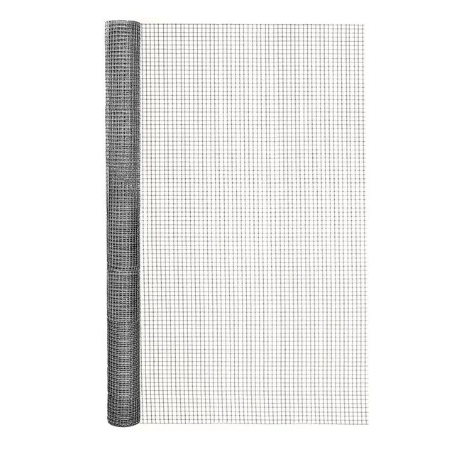 Garden Craft 24 in. H x 5 ft. L Gray Steel Hardware Cloth with 1/4 in. Openings, Wire Mesh Fence | Walmart (US)