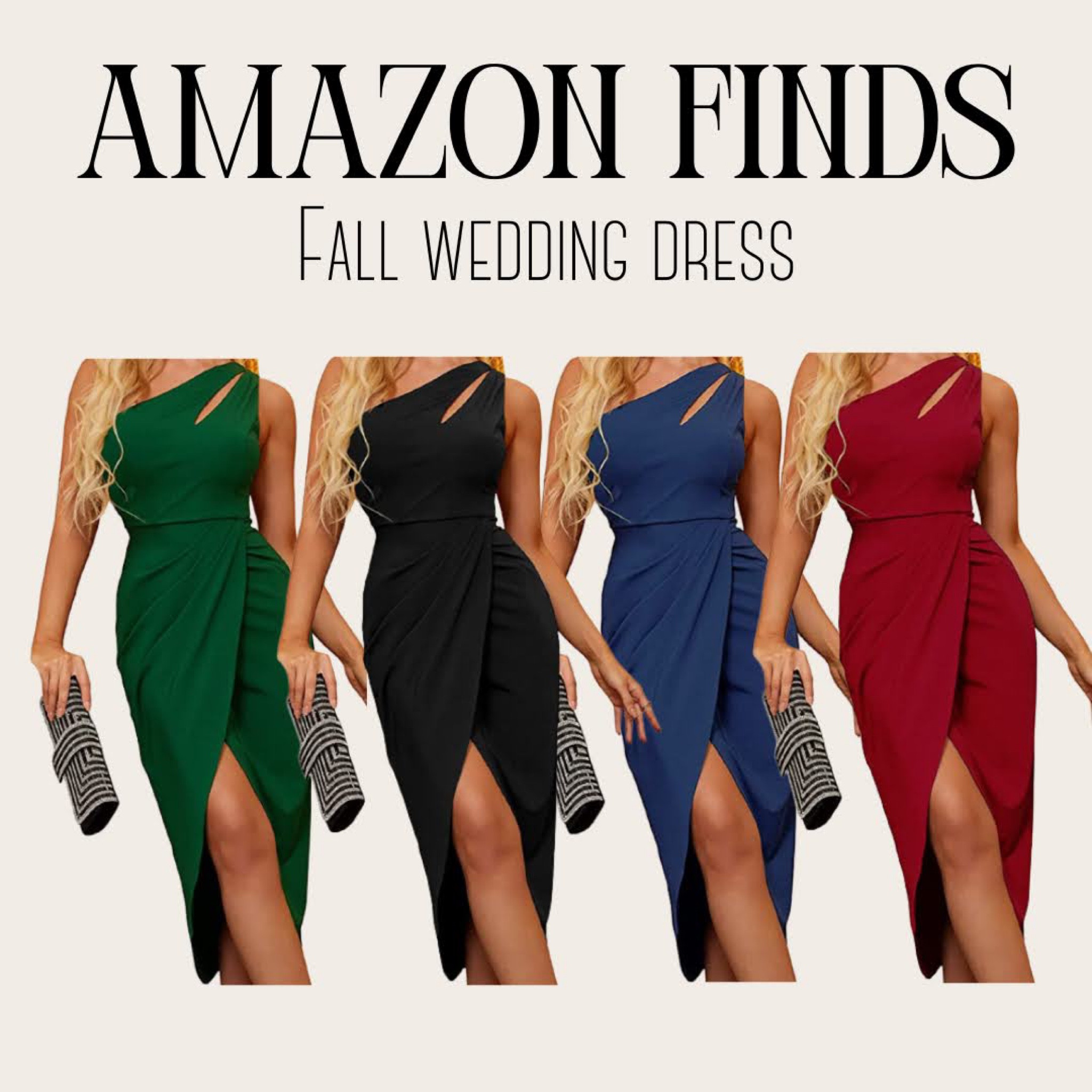 amazon wedding guest dresses! comes in so many colors! 
Fall wedding guest dress 

#LTKwedding #LTKSeasonal #LTKHalloween