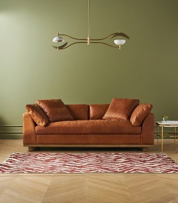 Relaxed Saguaro Leather Sofa | Anthropologie (US)