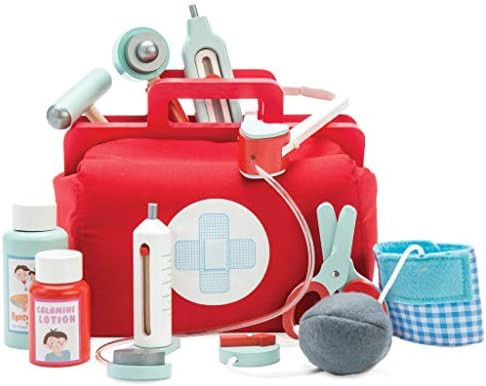 Le Toy Van - Kids Wooden Educational Pretend Play Honeybake Doctor's Medical Play Set Kit | Kids Pre | Amazon (US)