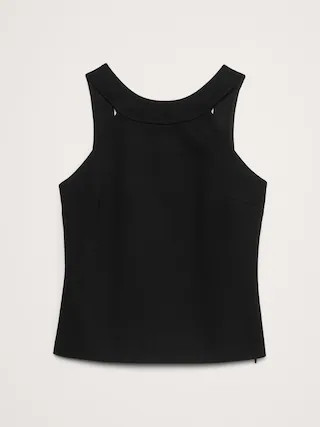 Everywhere Ponte Scoop-Back Top | Banana Republic (US)