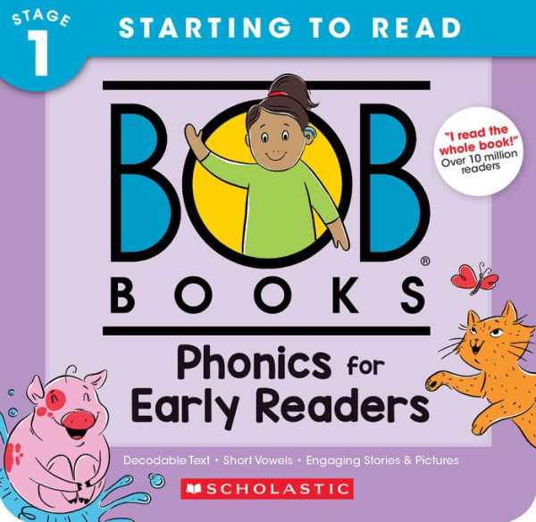 Bob Books - Phonics for Early Readers Box Set Phonics, Ages 4 and up, Kindergarten (Stage 1: Star... | Barnes & Noble
