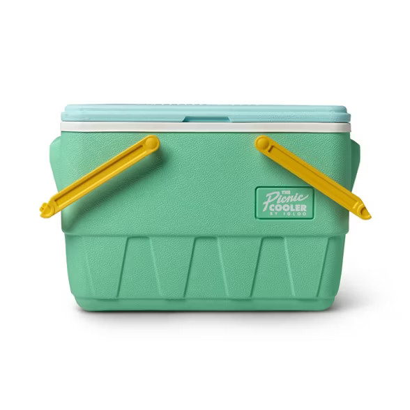 Igloo Picnic Basket Retro 25qt Cooler - Mint | Target