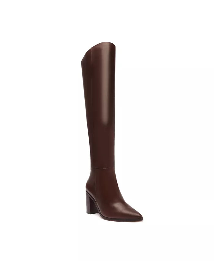 Women's Mikki Over-The-Knee High Block Heel Boots | Macy's