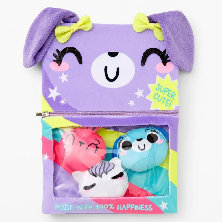 Claire's Puppy Candy Plush Sketchbook - Purple | Walmart (US)