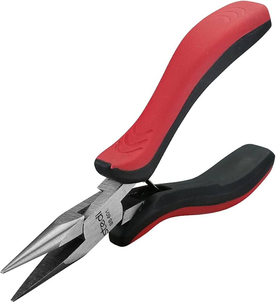 stedi 5-Inch Needle Nose Pliers for Jewelry Making, Mini Pliers, Chain Nose Pliers with Precision... | Amazon (US)