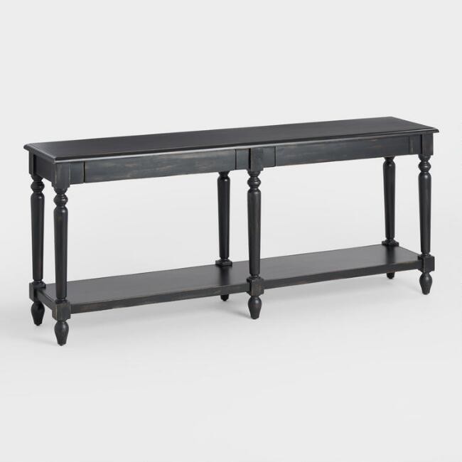 Black Everett Foyer Table | World Market