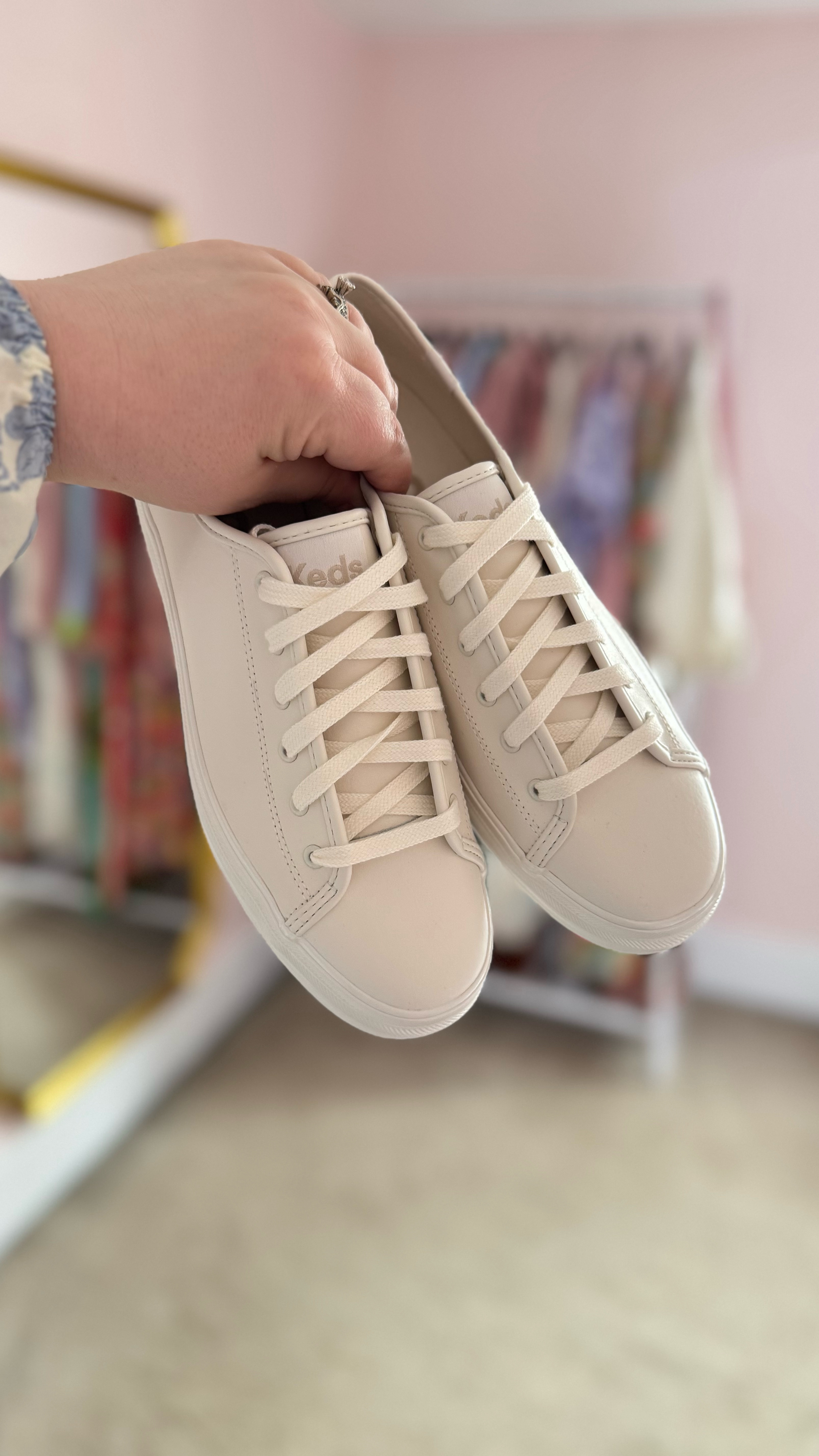 I was on a mission to find the perfect white sneakers this spring, and I looked EVERYWHERE! My top pick is this classic leather sneaker from @keds. I can wear it with jeans, I can wear it with dresses, I can wear it to walk the dog, I can it along on vacation and wear it with most everything in my suitcase. AND it’s priced at just $49!

#LTKFindsUnder100 #LTKFindsUnder50 #LTKShoeCrush