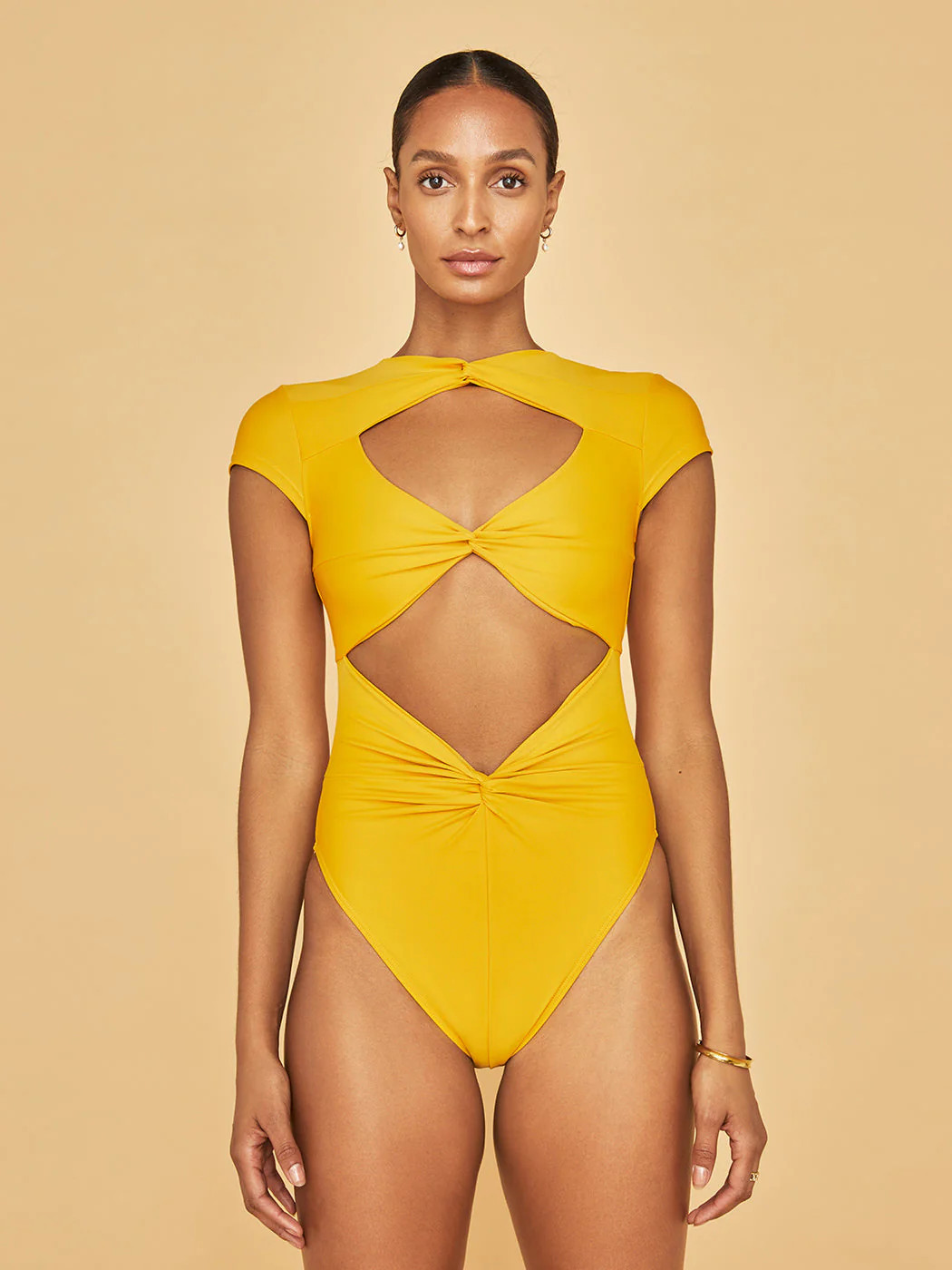 Aluna One Piece Swimsuit - Sunshine | Carbon38