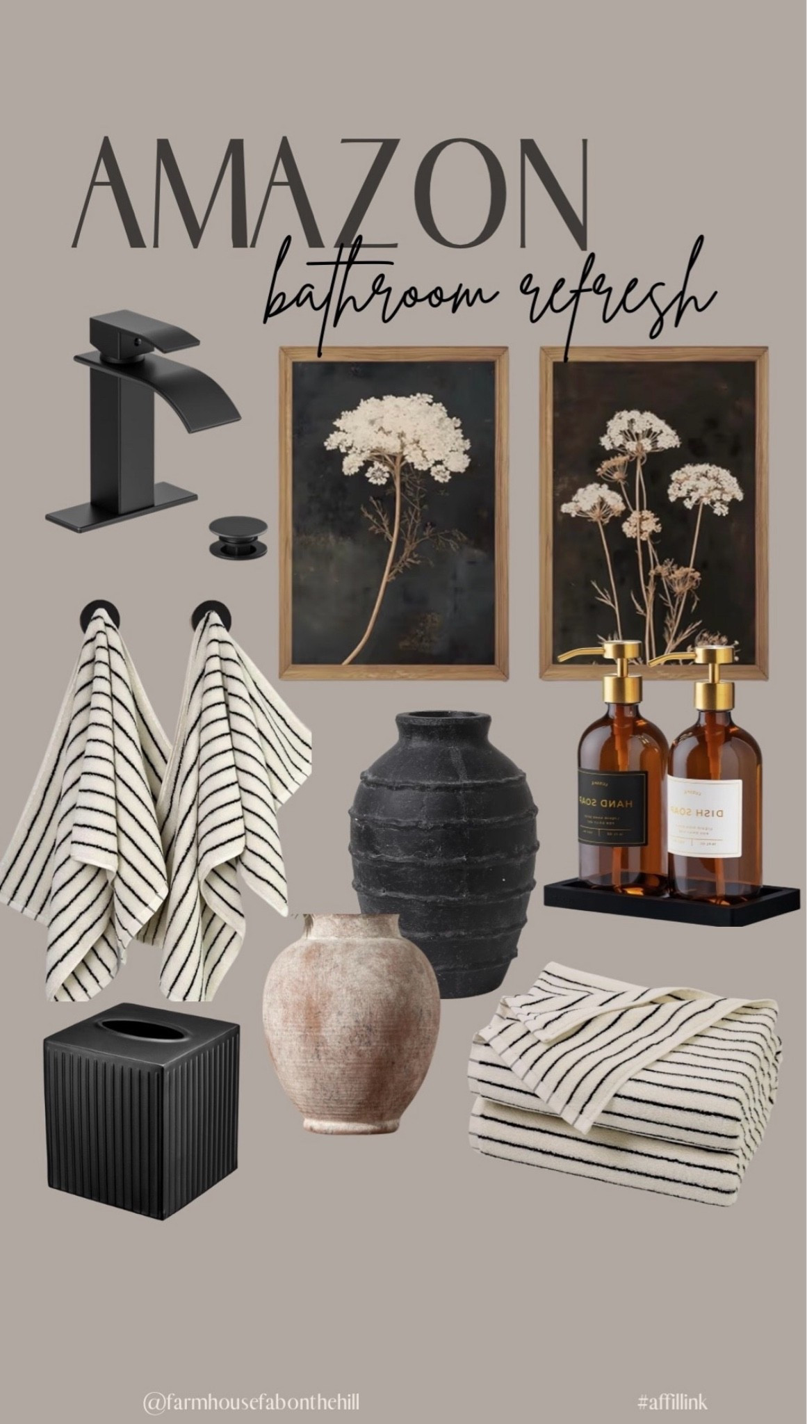 Amazon makes it easy to refresh the bathroom 🚽 n a budget 🤎

#LTKHome #LTKSaleAlert