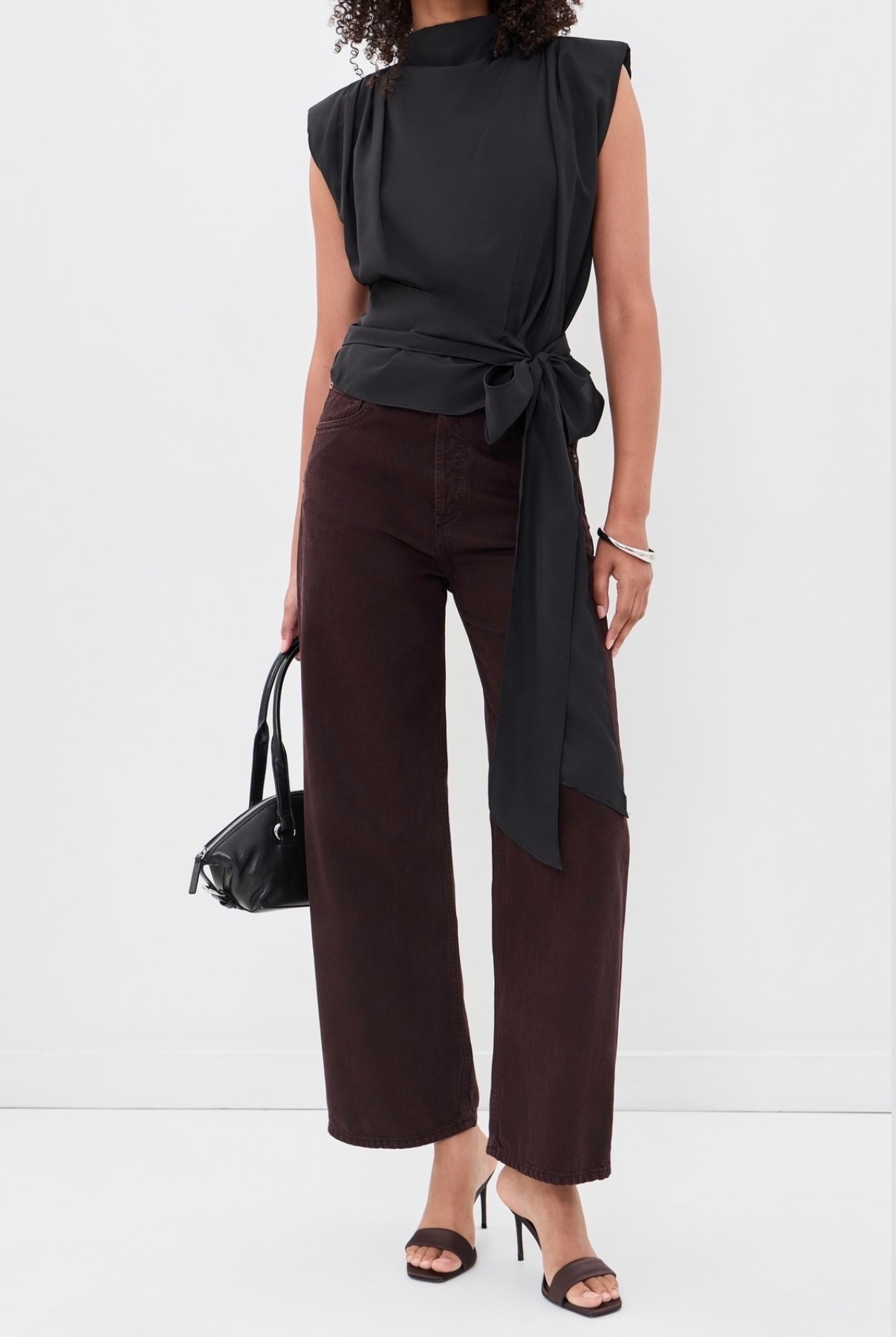 What to wear going into fall: tie-waist top, wide-leg trousers, and the accessories that pull it together 

 #LTKdayinmylife #LTKootd