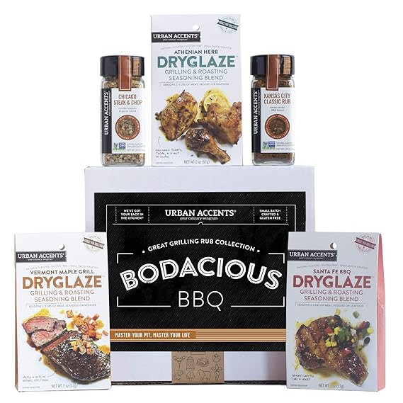 Urban Accents BODACIOUS BBQ, Gourmet BBQ Gift Baskets with Grilling Spices and Rubs (Set of 5) - ... | Amazon (US)