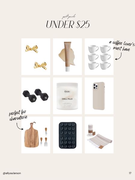 Gift guide, under $25, earrings, holiday gift ideas, iPhone case, charcuterie boardd

#LTKfindsunder50 #LTKGiftGuide #LTKHoliday