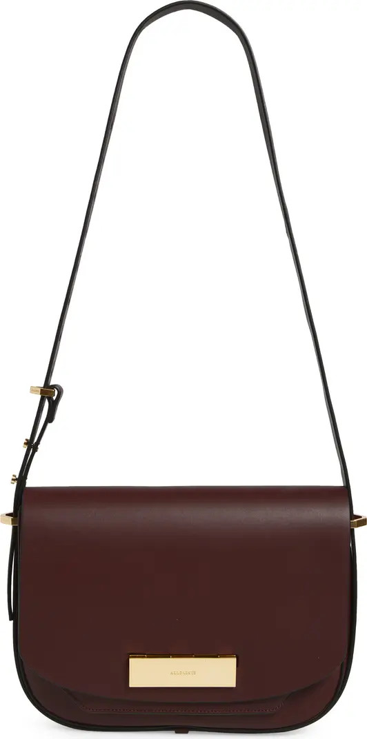 AllSaints Etta Leather Shoulder Bag | Nordstrom | Nordstrom