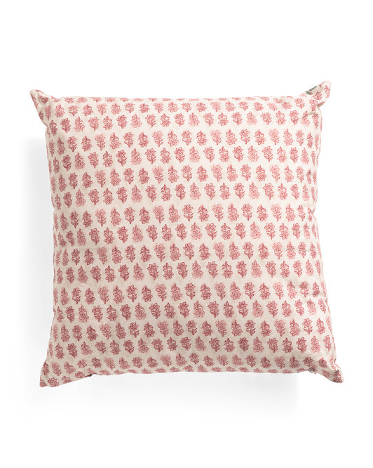 20x20 Floral Decorative Pillow | TJ Maxx