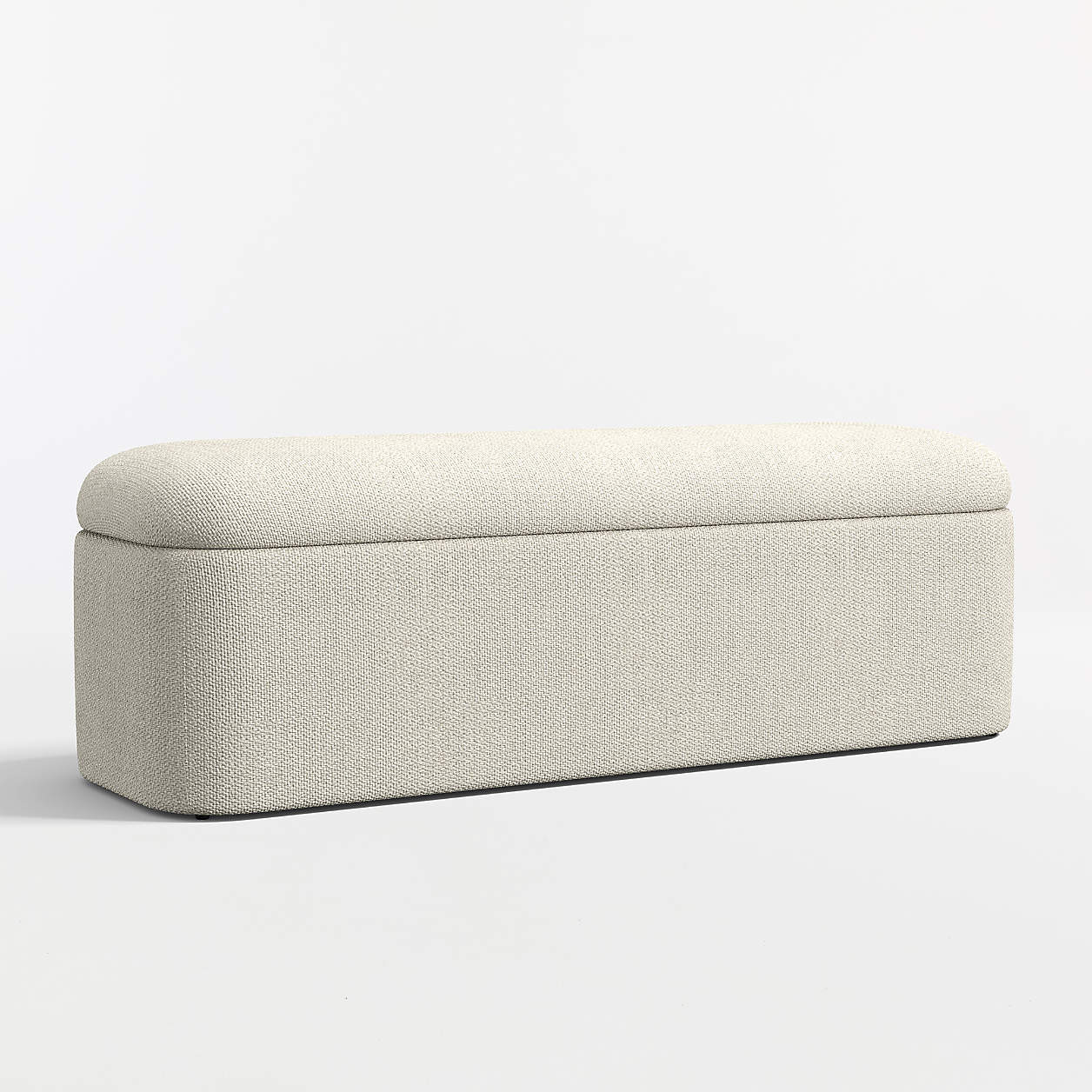 Anneli 54" Upholstered Storage Bench + Reviews | Crate & Barrel | Crate & Barrel
