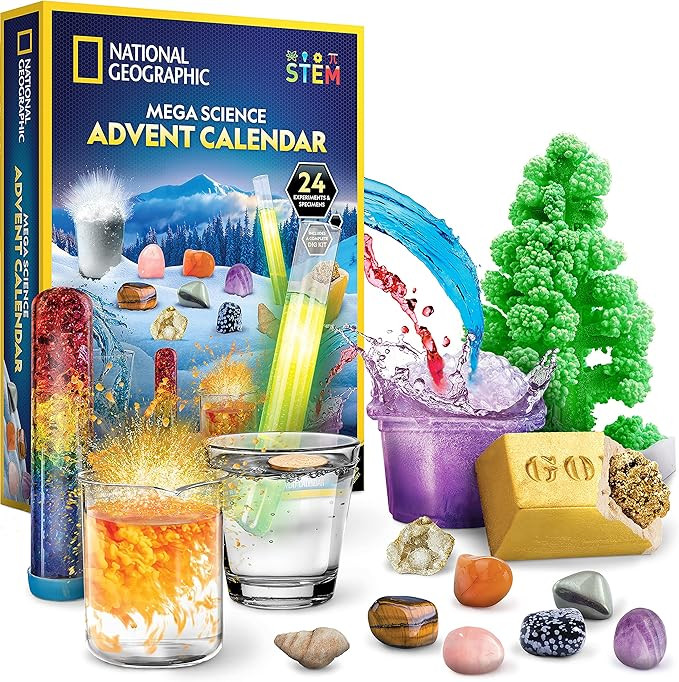 NATIONAL GEOGRAPHIC Science Advent Calendar 2022 - Kids Advent Calendar with 24 Science Experimen... | Amazon (US)