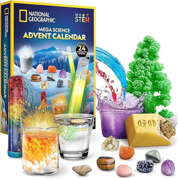 NATIONAL GEOGRAPHIC Science Advent Calendar 2022 - Kids Advent Calendar with 24 Science Experimen... | Amazon (US)