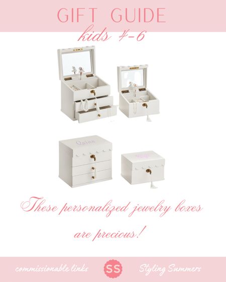 Personalized jewelry boxes are a beautiful gift for your little girl! 

#LTKkids #LTKGiftGuide #LTKfamily
