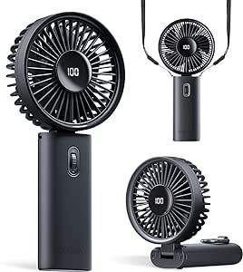 Portable Fan, 1-100 Speeds Adjustable Turbo Personal Fan, 4200mah Battery Operated Fan with Memor... | Amazon (US)