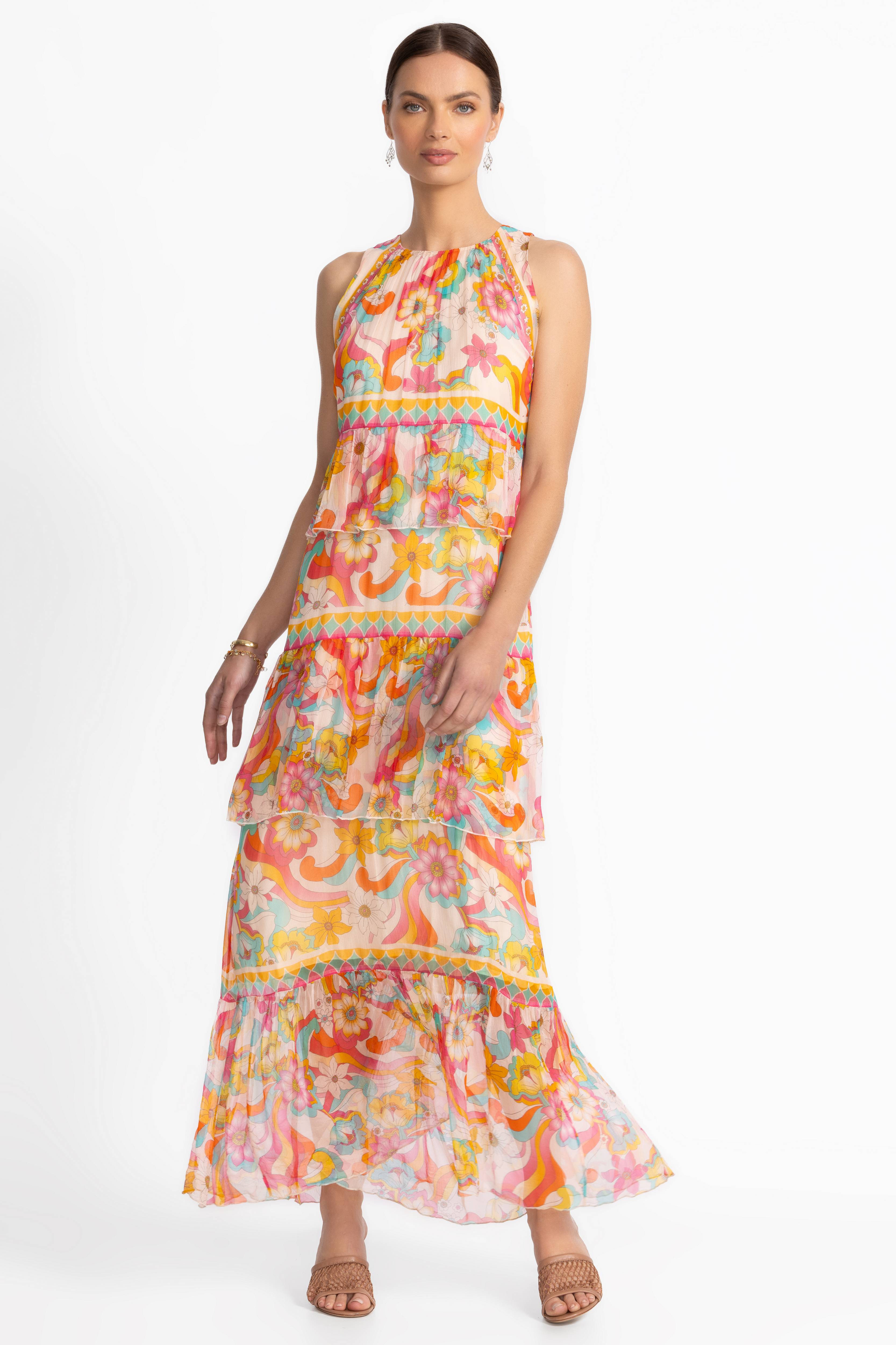 KARINA TIERED MAXI DRESS
                                
                                    
  ... | Johnny Was