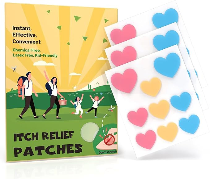 Itch Relief Patches for Kids, Reduces Itch & Swell, Natural Bite Relief Stickers, Anti Itch after... | Amazon (US)