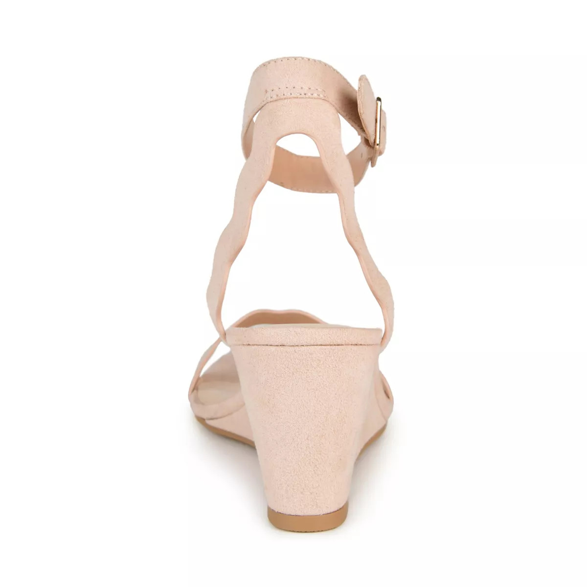 Journee Collection Womens Loucia Buckle Ankle Strap Wedge Sandals | Target