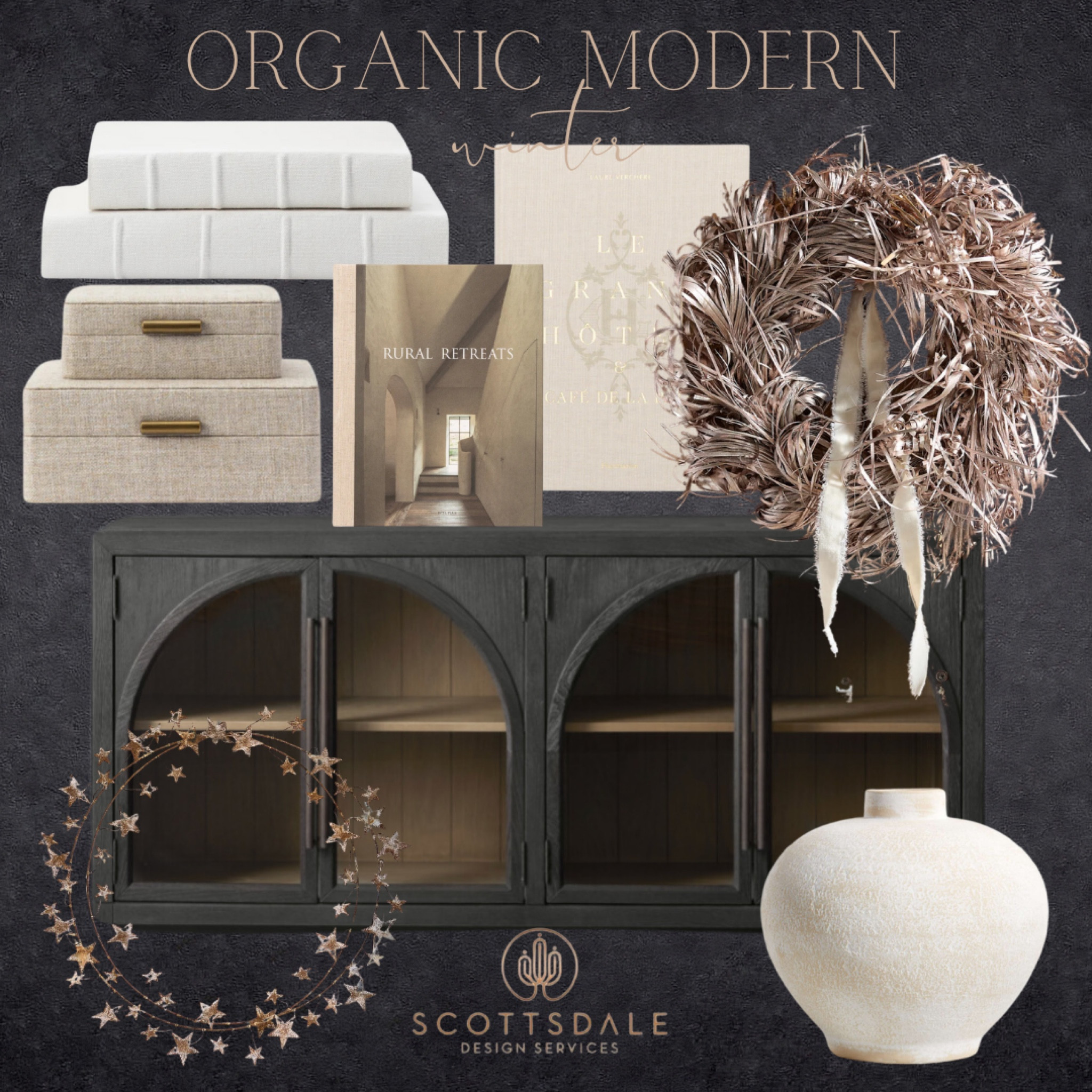 Organic Modern Winter Decor 🖤🌲

#LTKSeasonal #LTKHome #LTKStyleTip