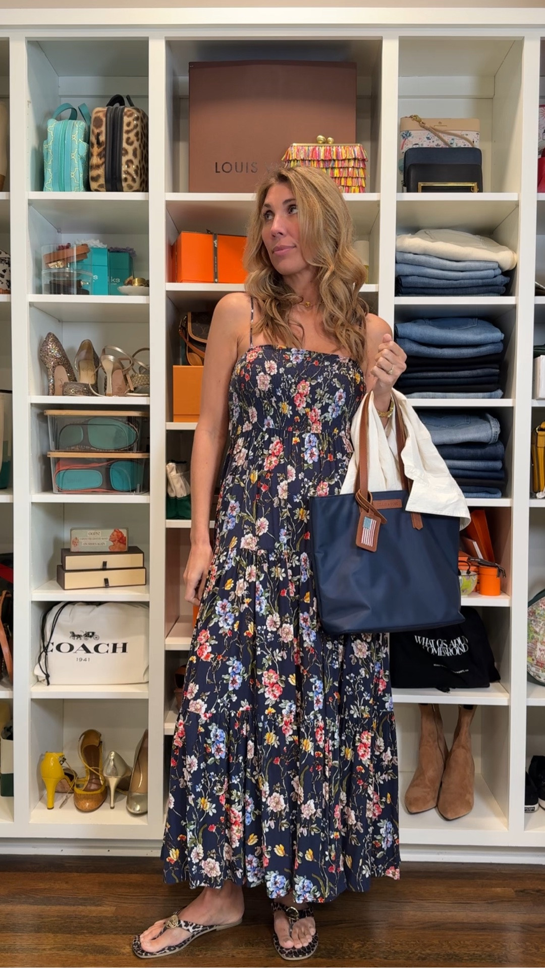 We played SINGO at the country club last night and I won both blackout rounds! 🥳 

My floral dress, leopard shoes, and blue bag are all things I’ve had for years but I’ve linked some other great options below.

#LTKOver40