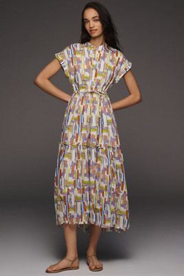 Mumi 100% Cotton Midi Dress | Anthropologie (US)