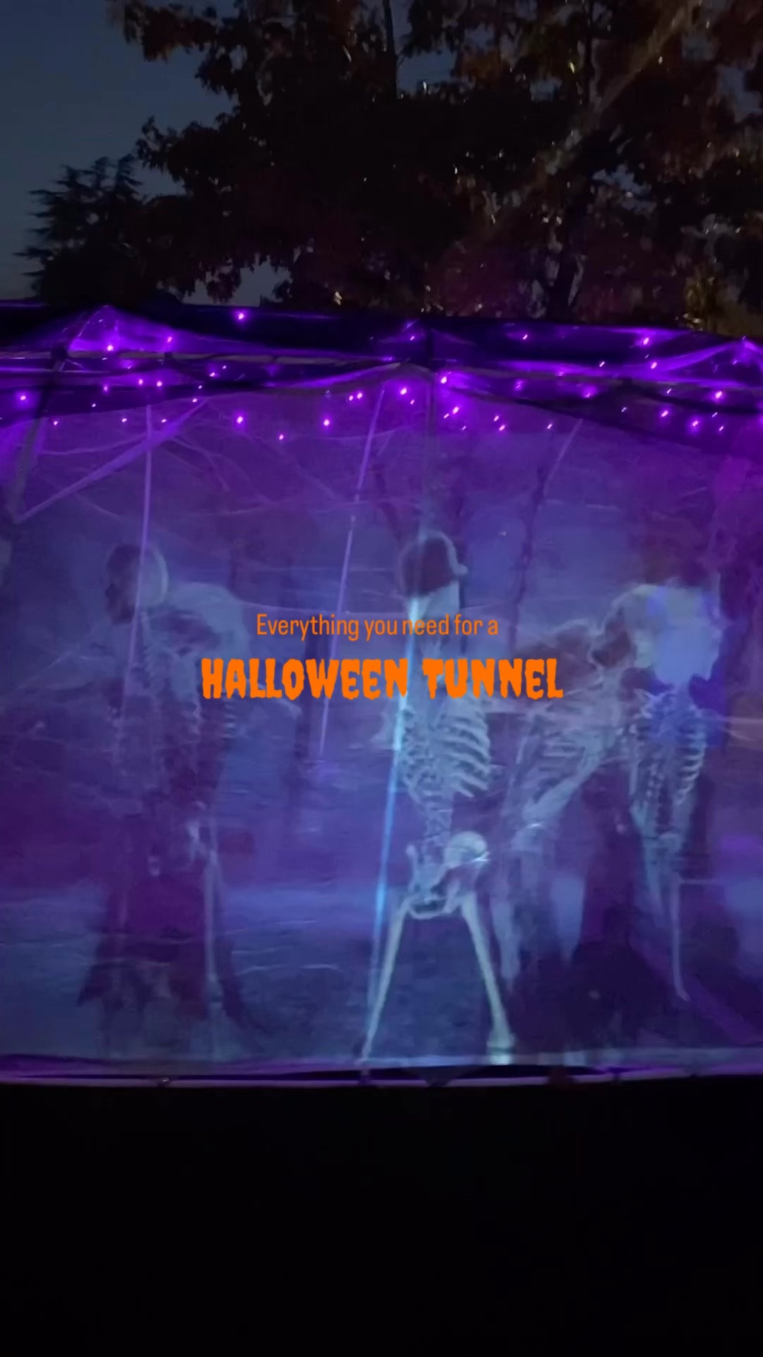 This is everything we used to build our haunted Halloween tunnel. I have the full supply list and directions at www.stayingblonde.com. ￼

#LTKSeasonal #LTKmomlife