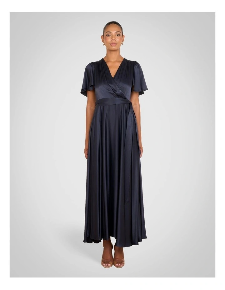 PilgrimEden Cross Over Dress in Navy | Myer