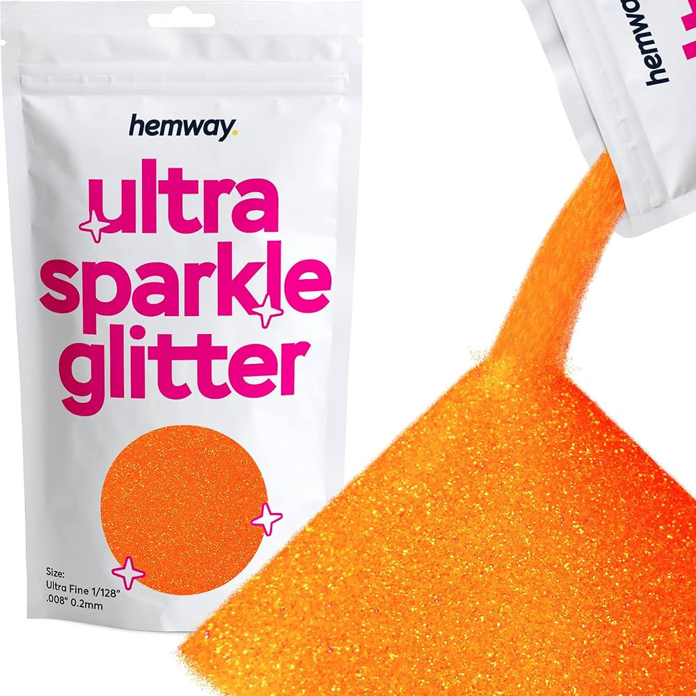 Hemway Premium Ultra Sparkle Glitter Multi Purpose Metallic Flake for Arts Crafts Nails Cosmetics... | Amazon (US)