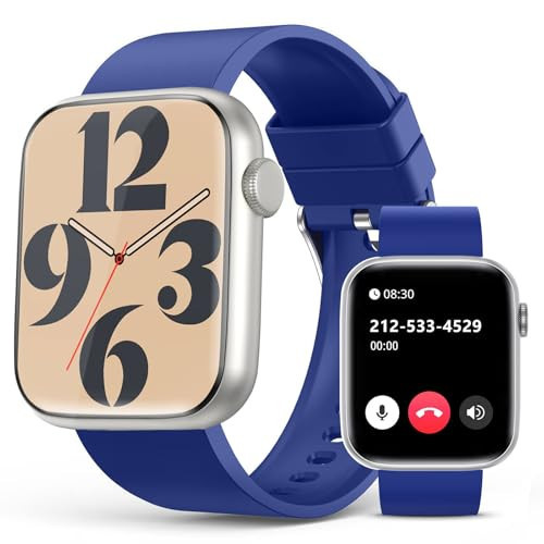 Smart Watches for Men Women with Blood Pressure Monitor, 1.9'' HD Full Touch Screen Fitness Tracker, 123 Sports Modes, Waterproof Smartwatch with Heart Rate, Blood Oxygen Compatible Android and iOS | Amazon (US)