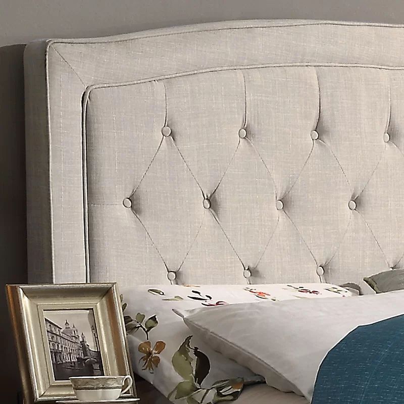Milo Tufted Upholstered Low Profile Standard Bed | Wayfair North America
