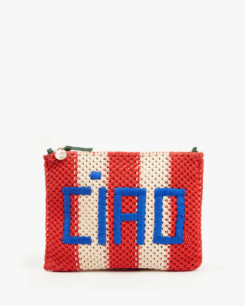 Flat Clutch w/ Tabs | Clare V.