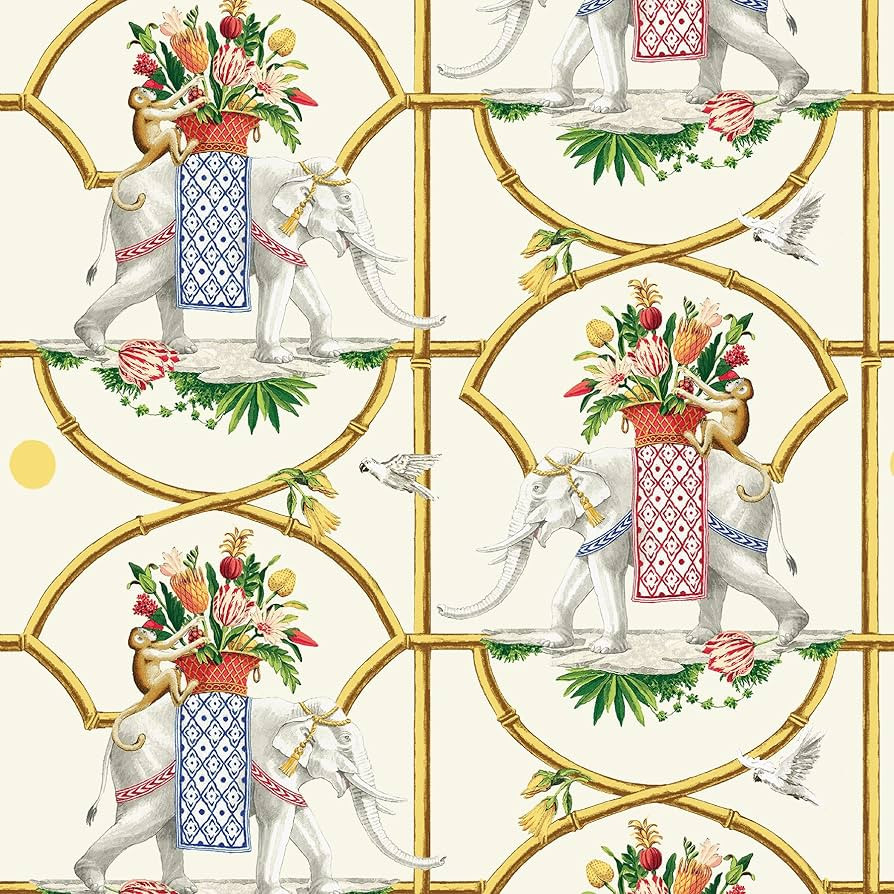 Harrison Howard - Peel and Stick Wallpaper, Whimsical Wallpaper for Bedroom, Powder Room, Kitchen... | Amazon (US)