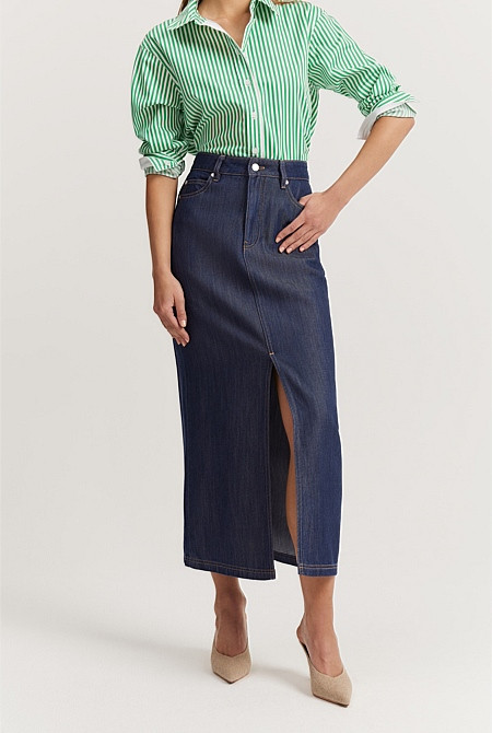 Maxi Denim Skirt | Country Road