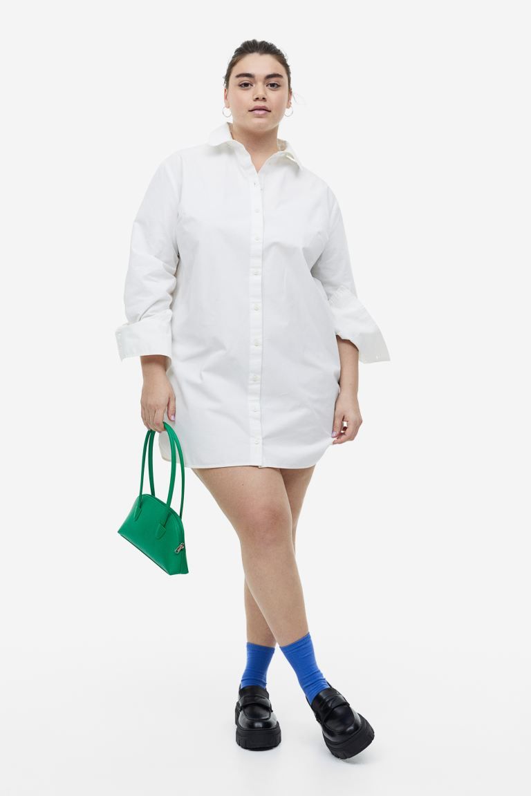 H&M+ Poplin Shirt Dress | H&M (US)