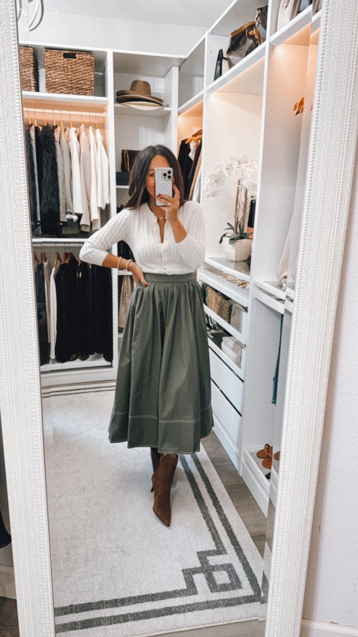 Everything 40% off! 🎊 small in sweater / XS in skirt 

#LTKOver40 #LTKSaleAlert