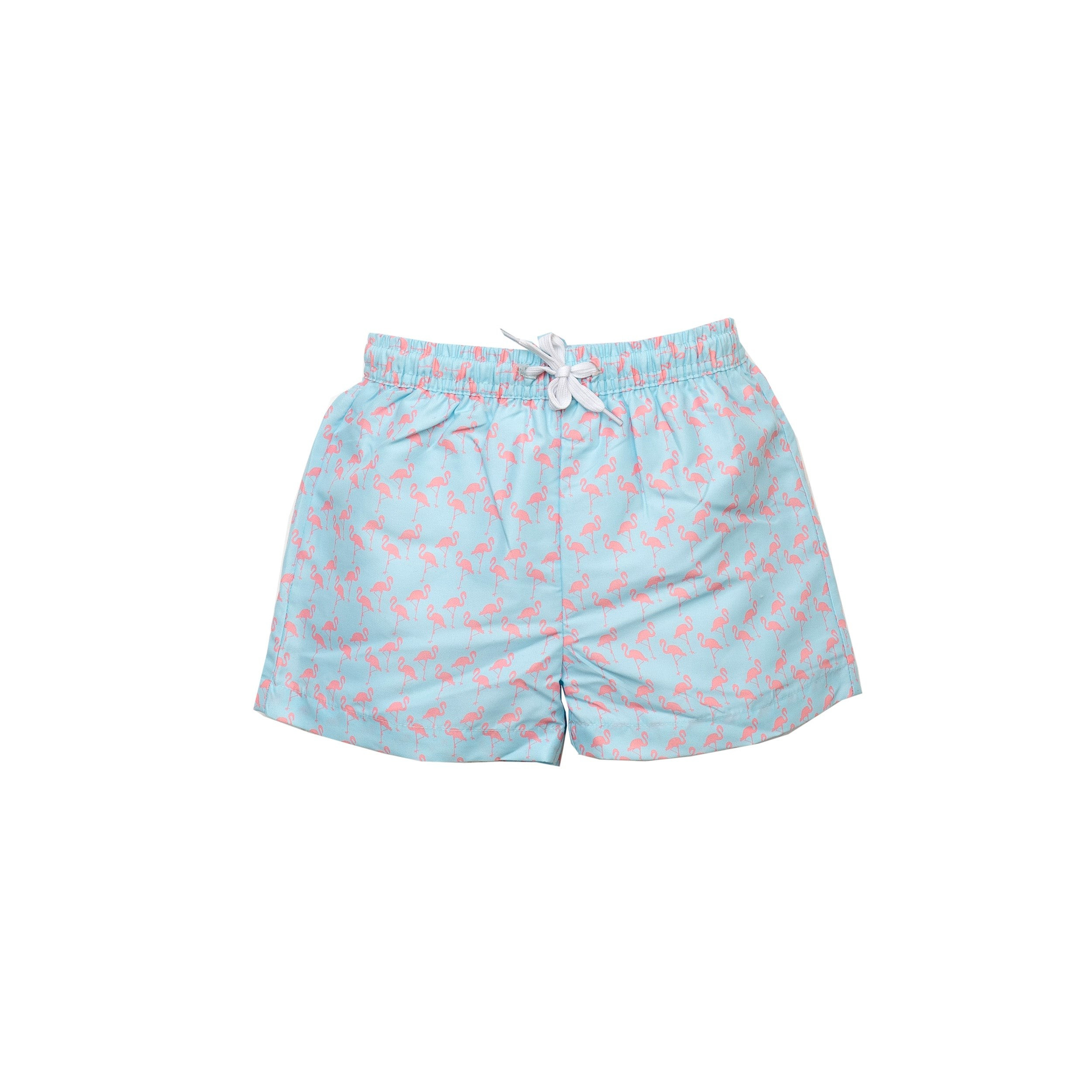 Boys Flamingo Trunks | The Oaks Apparel Company