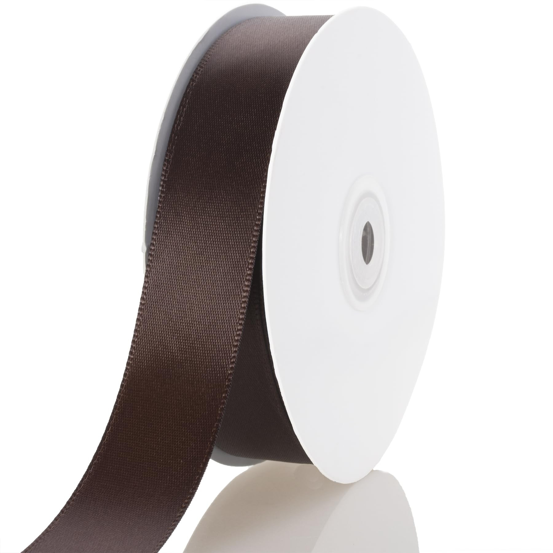 1 Inch Brown Ribbon, 50 Yards Craft Polyester Satin Ribbon Perfect for Gift Wrapping, Handmade Ro... | Amazon (US)
