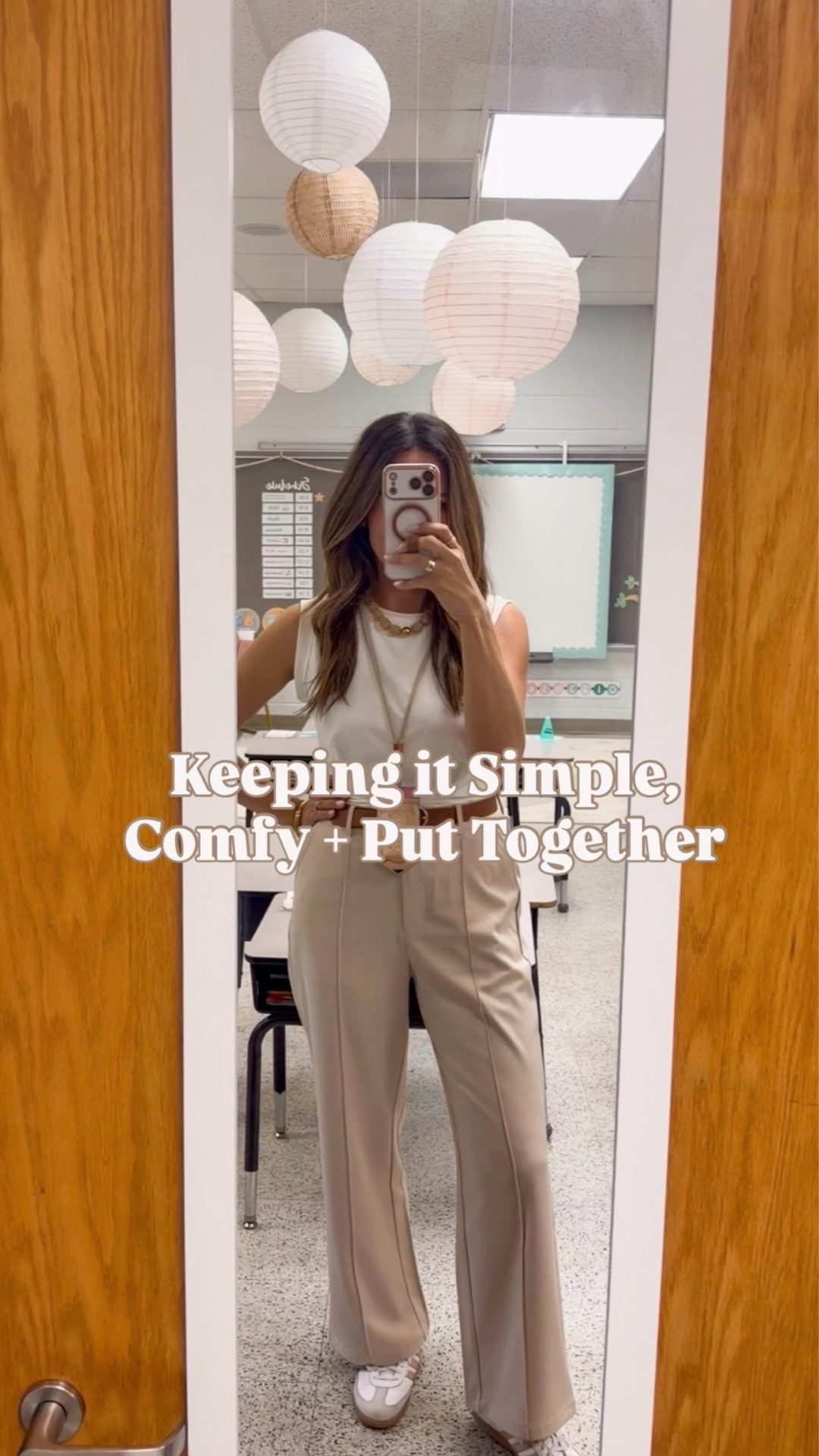 Teacher OOTD ✏️

Keeping it simple, comfy, and put together 🤍

Teacher outfit, neutral, work wear