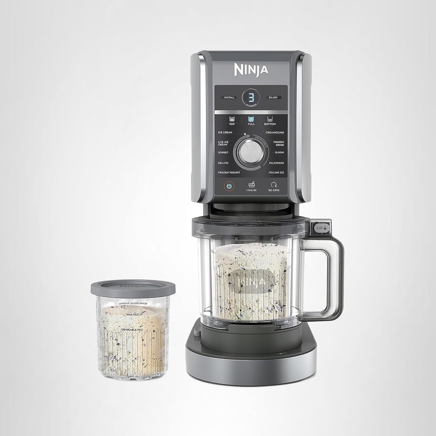 Ninja CREAMi Deluxe Ice Cream & Frozen Treat Maker for Ice Cream, Sorbet, Milkshakes, Frozen Yogu... | Amazon (US)