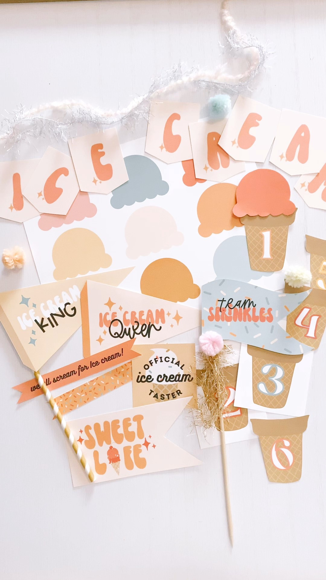 National ice cream day is July 20th - celebrate with some extra printable magic and play with The Letter Vee

#LTKKids #LTKFamily #LTKSeasonal