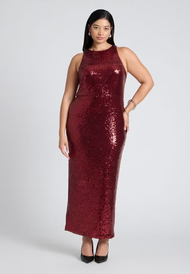 Sequin Maxi Dress | Eloquii