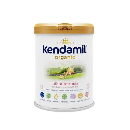 Kendamil Organic Whole Milk Infant Formula Powder, European with HMOs, Prebiotics, No Palm Oil or added Soy, with DHA, Can, 28.2oz | Walmart (US)